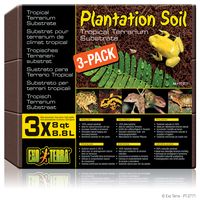 Exo-Terra  Plantation Soil Brick - Substrato in Fibra di Cocco -  3 pack